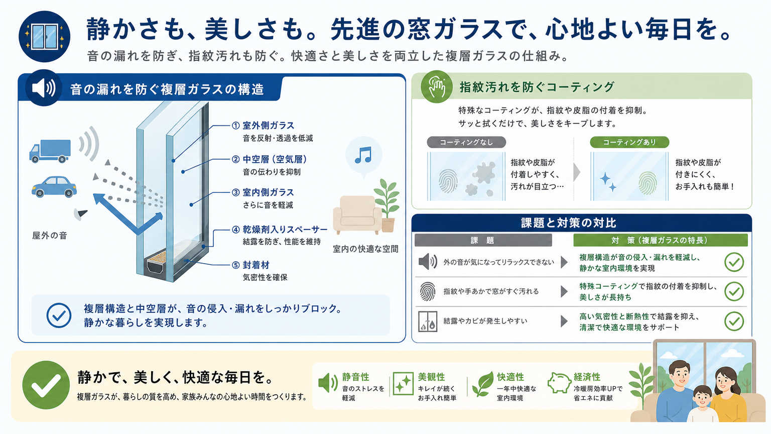 ガラス引戸のデメリットと対策